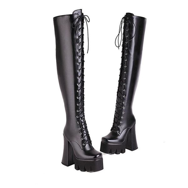 boots hjwsfdcai super high heel ladies over-the-knee chunky platform shoes fashion street style women, Black
boots hjwsfdcai super high heel ladies over-the-knee chunky platform shoes fashion street style women, Black