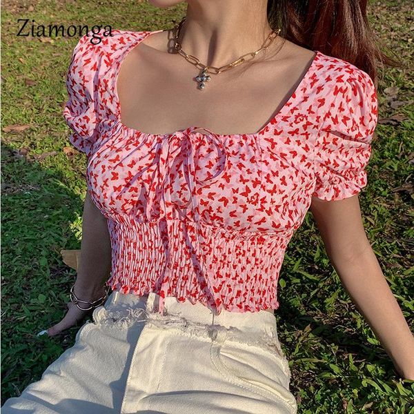 women's tanks & camis ziamonga harajuku fashion bow elastic tshirt cute red blue floral print t shirt women crop short sleeve t-shirt g, White
women's tanks & camis ziamonga harajuku fashion bow elastic tshirt cute red blue floral print t shirt women crop short sleeve t-shirt g, White