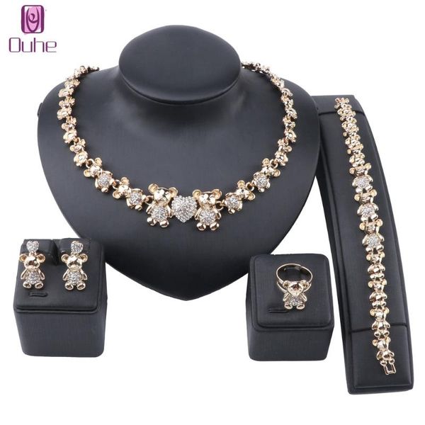 earrings & necklace exquisite dubai gold color crystal jewelry nigerian wedding woman accessories set african beads costume, Silver
earrings & necklace exquisite dubai gold color crystal jewelry nigerian wedding woman accessories set african beads costume, Silver