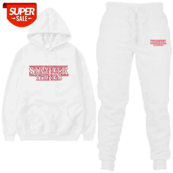 men/ women's tracksuits 2019 autumn winter stranger things print sportswear hoodies+long pants two piece sets female cotton out #k50b, Black
men/ women's tracksuits 2019 autumn winter stranger things print sportswear hoodies+long pants two piece sets female cotton out #k50b, Black
