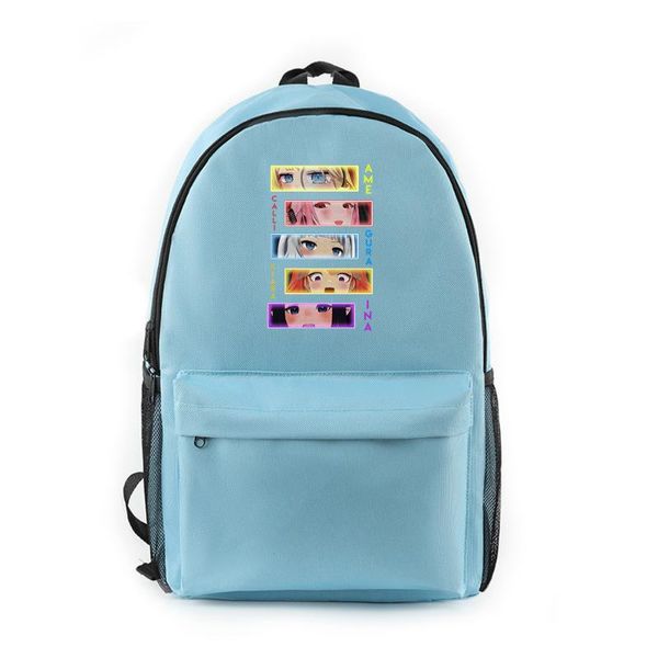 backpack hololive english neon amelia calliope gura kiara ina'nis merch men women school bag teenager girls travel
backpack hololive english neon amelia calliope gura kiara ina'nis merch men women school bag teenager girls travel