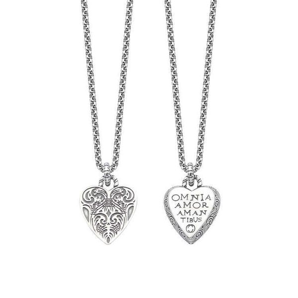 luxury designer jewelry women heart necklace aurous antique silver double side with letters couple necklaces fashion retro ins star style
luxury designer jewelry women heart necklace aurous antique silver double side with letters couple necklaces fashion retro ins star style