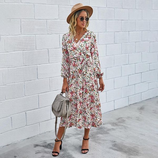 casual dresses womens white floral print dress autumn ruffles lace up leopard long sleeve elegant for women vestido, Black;gray
casual dresses womens white floral print dress autumn ruffles lace up leopard long sleeve elegant for women vestido, Black;gray