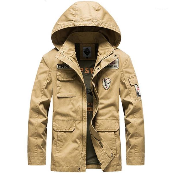 men's spring autumn fashion slim lapel classic solid color hooded coat 2021 plus size outdoor tooling jacket jackets, Black;brown
men's spring autumn fashion slim lapel classic solid color hooded coat 2021 plus size outdoor tooling jacket jackets, Black;brown