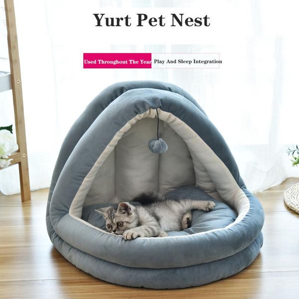 cat beds & furniture creative cradle-style yurt pet nest warm winter kennel lovely dog bed sofa cushion fluffy washable universal for house
cat beds & furniture creative cradle-style yurt pet nest warm winter kennel lovely dog bed sofa cushion fluffy washable universal for house
