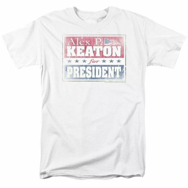 Family Ties Alex for President T Shirt Mens Licensed Classic TV Show White, White;black
Family Ties Alex for President T Shirt Mens Licensed Classic TV Show White, White;black