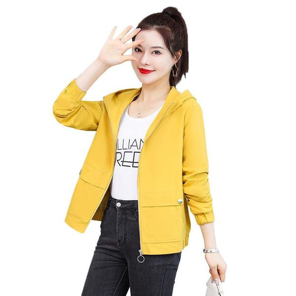women's trench coats 2021 windbreaker coat autumn loose basic zipper jacket fashion hooded with lining ladies short plus size, Tan;black
women's trench coats 2021 windbreaker coat autumn loose basic zipper jacket fashion hooded with lining ladies short plus size, Tan;black