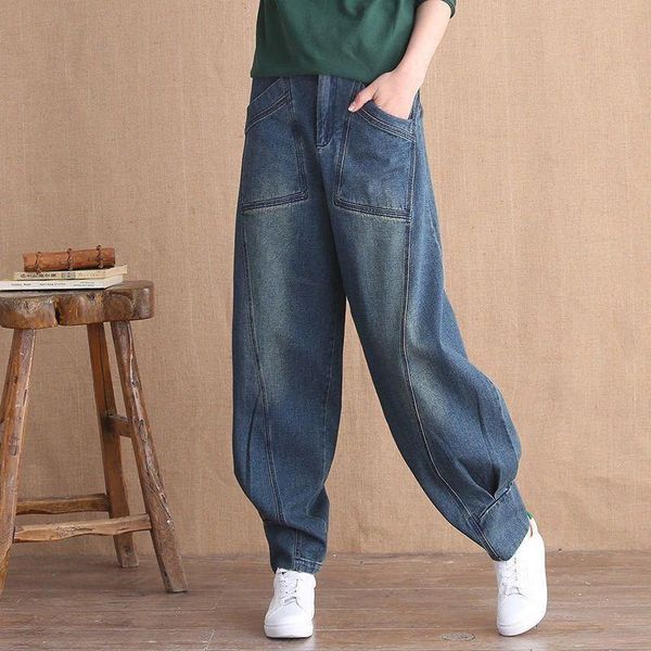 women's jeans women2021spring autumn high-waisted straight-leg cowboy pants are thin loose high-drape lantern denim female186, Blue
women's jeans women2021spring autumn high-waisted straight-leg cowboy pants are thin loose high-drape lantern denim female186, Blue