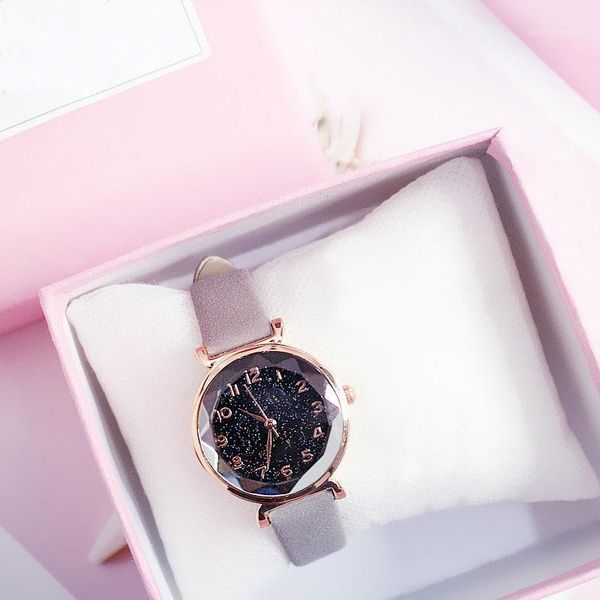 ly 1 pcs women lady student wrist quartz watch starry sky round dial adjustable strap dod886 wristwatches, Slivery;brown
ly 1 pcs women lady student wrist quartz watch starry sky round dial adjustable strap dod886 wristwatches, Slivery;brown