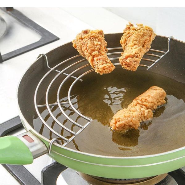 kitchen storage & organization practical design stainless steel oil draining rack pot steamer frying tray home cooking tool
kitchen storage & organization practical design stainless steel oil draining rack pot steamer frying tray home cooking tool