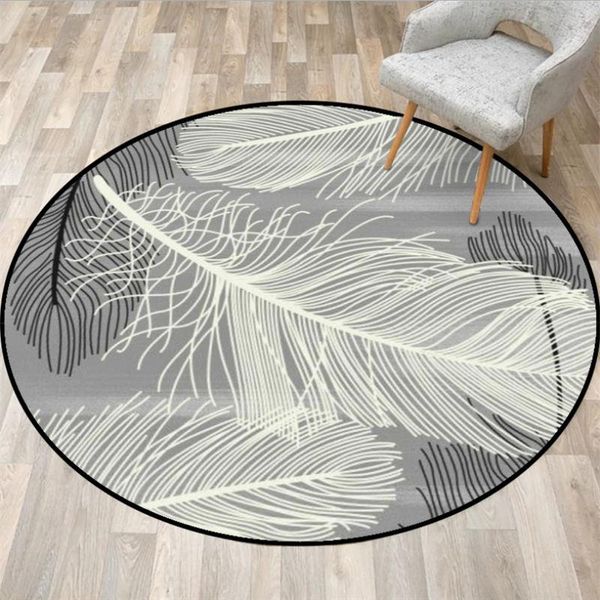 carpets modern area rug for bedroom nordic feather pattern non-slip round carpet living room decoration algombras de sala
carpets modern area rug for bedroom nordic feather pattern non-slip round carpet living room decoration algombras de sala