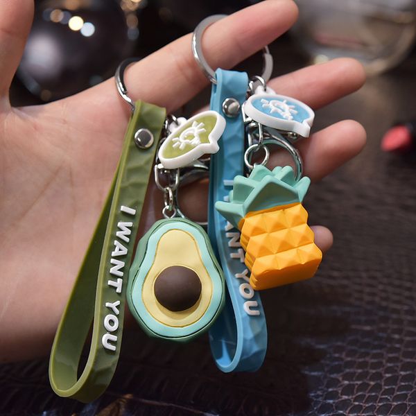 2021 fashion keychain creative geometric section avocado watermelon pineapple key ring metal car bag pendant lovers accessories, Silver
2021 fashion keychain creative geometric section avocado watermelon pineapple key ring metal car bag pendant lovers accessories, Silver