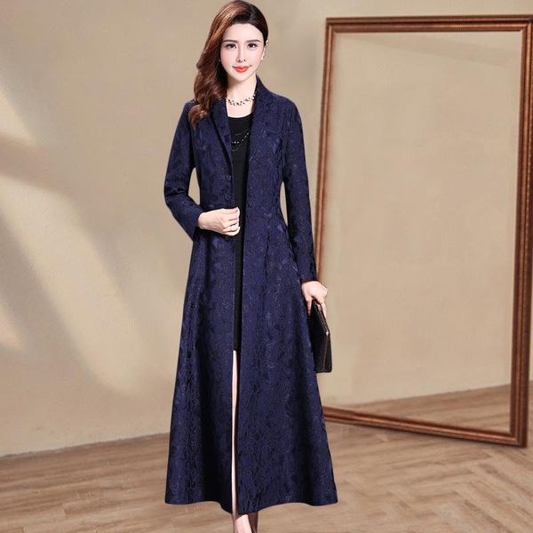 women's trench coats autumn coat women clothes long blue high-end single-breasted ladies mother spring slim casual windbreaker female, Tan;black
women's trench coats autumn coat women clothes long blue high-end single-breasted ladies mother spring slim casual windbreaker female, Tan;black