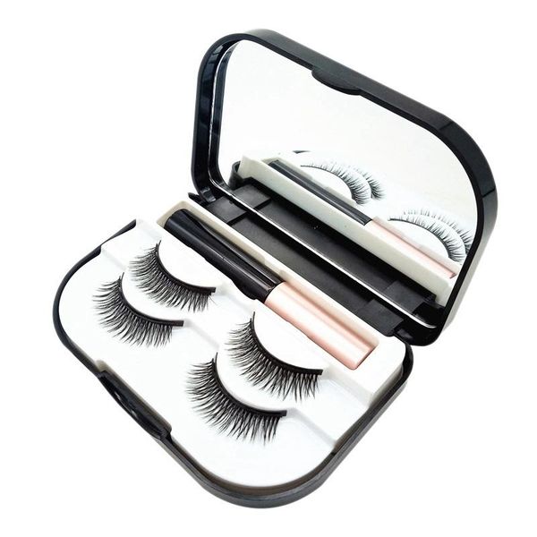 false eyelashes 2pairs magnetic lashes eyeliner kit and set no glue waterproof faux cils magnetique
false eyelashes 2pairs magnetic lashes eyeliner kit and set no glue waterproof faux cils magnetique