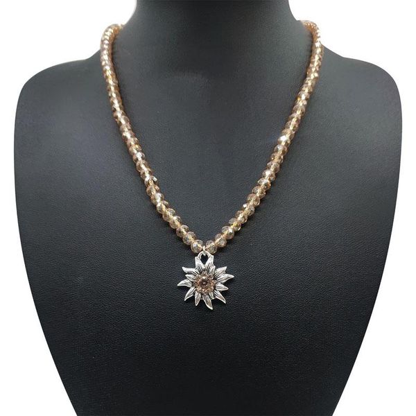 fashion crystal beaded necklace pendant for woman antique silver edelweiss statement rhinestone charm jewelry necklaces
fashion crystal beaded necklace pendant for woman antique silver edelweiss statement rhinestone charm jewelry necklaces