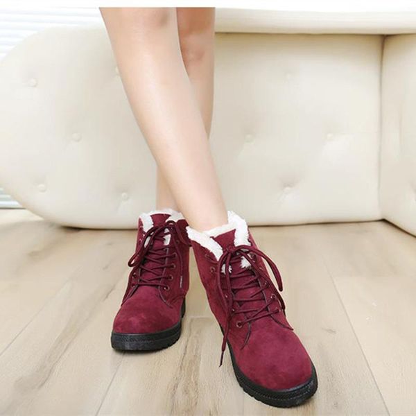 boots snow heels suede women winter warm fur plush insole ankle shoes lace-up 2021, Black
boots snow heels suede women winter warm fur plush insole ankle shoes lace-up 2021, Black