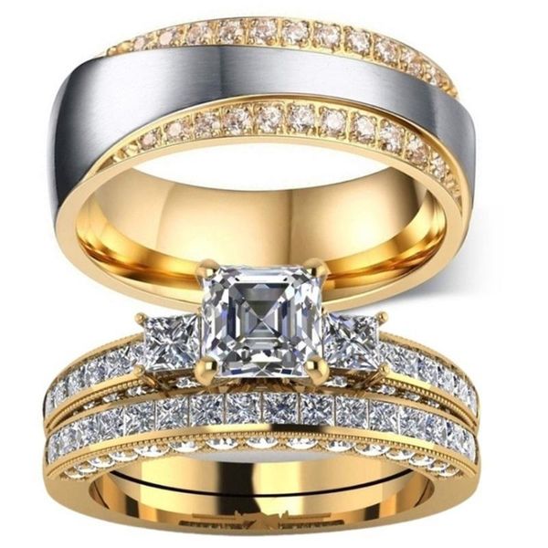 wedding rings fashion classic romantic luxury inlaid zircon ring men and women couples engagement holiday gifts jewelry wholesale, Slivery;golden
wedding rings fashion classic romantic luxury inlaid zircon ring men and women couples engagement holiday gifts jewelry wholesale, Slivery;golden