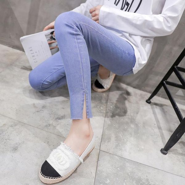 spring fashion pregnant woman's abdomen pencil pants maternity belly jeans side split slim hips pregnancy stretch trousers bottoms, White
spring fashion pregnant woman's abdomen pencil pants maternity belly jeans side split slim hips pregnancy stretch trousers bottoms, White