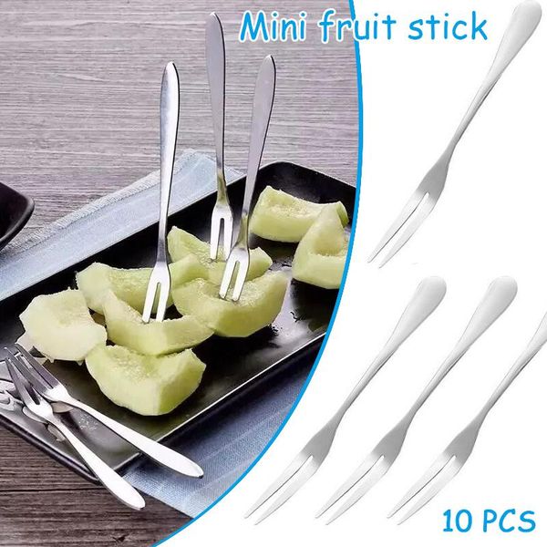 forks small stainless steel for cocktail appetizer dessert party 10 pieces 2-prong fruit fork household
forks small stainless steel for cocktail appetizer dessert party 10 pieces 2-prong fruit fork household
