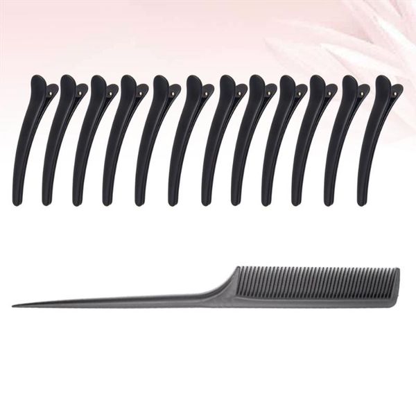 hair clips 13pcs hairdressing and comb duckbill partition styling tool for salon barber shop (12pcs
hair clips 13pcs hairdressing and comb duckbill partition styling tool for salon barber shop (12pcs