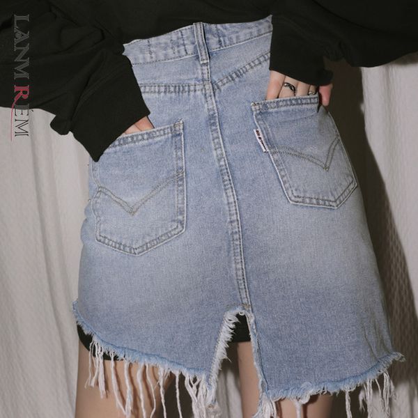 high stretch waist blue denim pocket split skirt women fashion streetwear spring and autumn 2e1257 210507, Black
high stretch waist blue denim pocket split skirt women fashion streetwear spring and autumn 2e1257 210507, Black