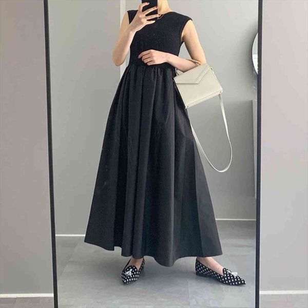 korea style summer long elegant womens dresses one piece black sleeveless casual oversize women office clothes japanese kawaii maxi, Black;gray
korea style summer long elegant womens dresses one piece black sleeveless casual oversize women office clothes japanese kawaii maxi, Black;gray