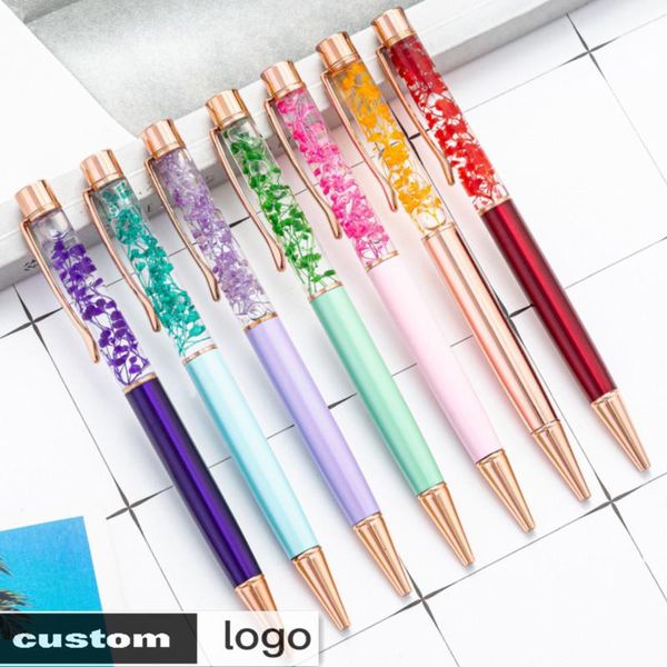 ballpoint pens 1pcs creative dried flower pen metal private customized logo engraved name birthday gift party sign, Blue;orange
ballpoint pens 1pcs creative dried flower pen metal private customized logo engraved name birthday gift party sign, Blue;orange