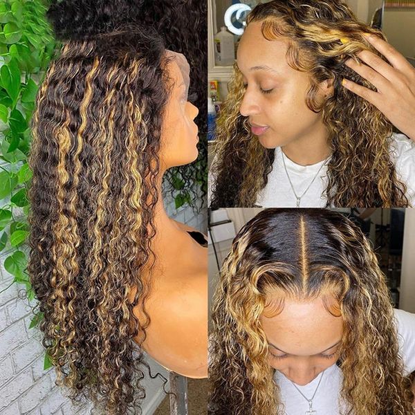 lace wigs highlight brown blond curly front human hair brazilian remy t part wig pre plucked, Black;brown
lace wigs highlight brown blond curly front human hair brazilian remy t part wig pre plucked, Black;brown