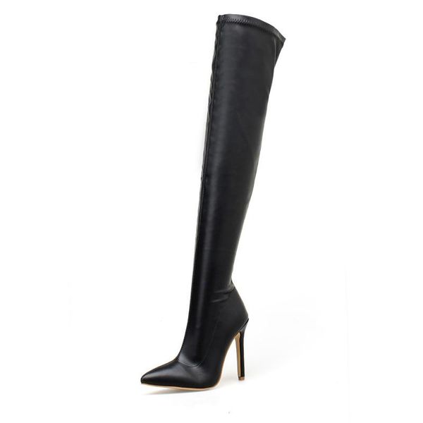 boots 2021 autumn and winter women's french stiletto knee high fashion solid color soft leather cracked large size, Black
boots 2021 autumn and winter women's french stiletto knee high fashion solid color soft leather cracked large size, Black