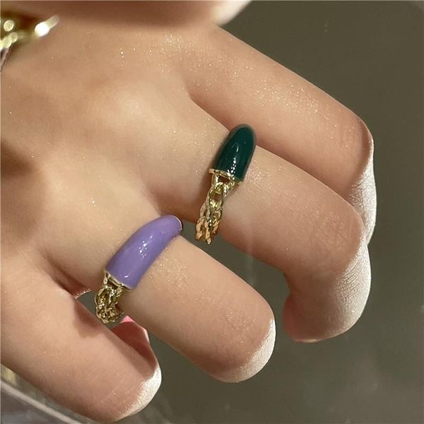 cluster rings fflacell korean fashion metal drip glaze stitching braided twist halloween engagement for women jewelry whole sale, Golden;silver
cluster rings fflacell korean fashion metal drip glaze stitching braided twist halloween engagement for women jewelry whole sale, Golden;silver