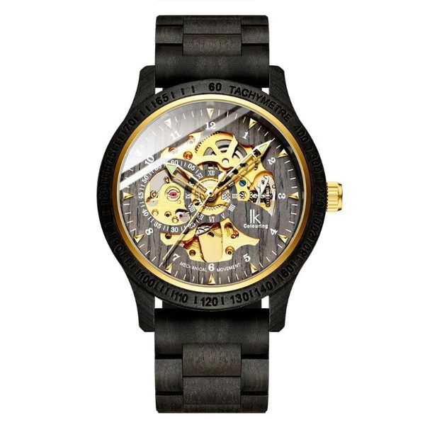 wristwatches 2021 classic royal design wooden men's automatic mechanical watch strap hollow transparent sports diving relojs, Slivery;brown
wristwatches 2021 classic royal design wooden men's automatic mechanical watch strap hollow transparent sports diving relojs, Slivery;brown