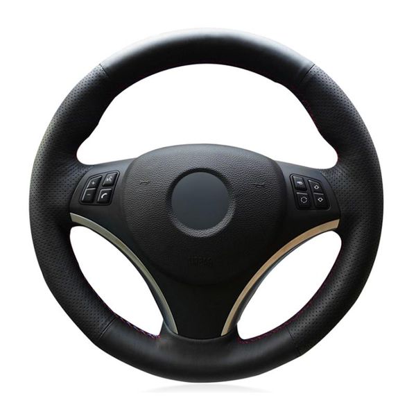 steering wheel covers black artificial leather hand-stitched no-slip car cover for e90 e91(touring) e92 e93 e87 e81 e82 e88 x1 e84
steering wheel covers black artificial leather hand-stitched no-slip car cover for e90 e91(touring) e92 e93 e87 e81 e82 e88 x1 e84