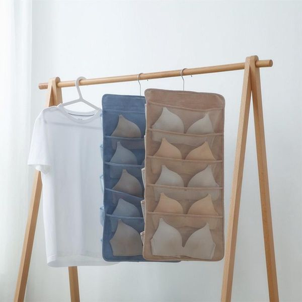 double sided underwear hanging organizers solid color oxford cloth storage bag with 20 mesh pockets boxes & bins
double sided underwear hanging organizers solid color oxford cloth storage bag with 20 mesh pockets boxes & bins