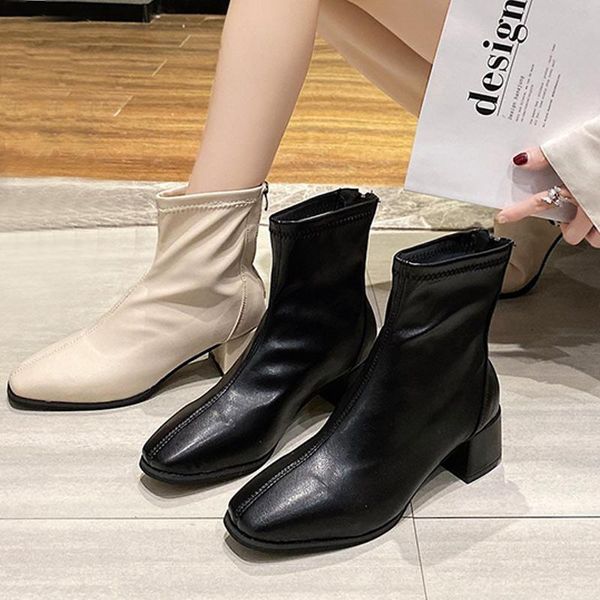 boots women zipper ankle laides pu leather fashion square heels shoes female autumn casual woman sewing comfort footwear, Black
boots women zipper ankle laides pu leather fashion square heels shoes female autumn casual woman sewing comfort footwear, Black