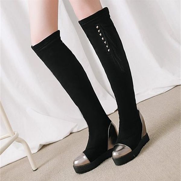plus size 34 to 42 black gold patchwork tassels platform wee over the knee thigh high boots winter add plush
plus size 34 to 42 black gold patchwork tassels platform wee over the knee thigh high boots winter add plush