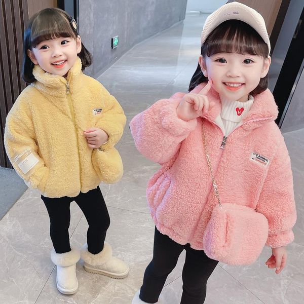 jackets girls kids coat jacket overcoat 2021 retro warm plus thicken velvet winter lambswool school cardigan children's clothing, Blue;gray
jackets girls kids coat jacket overcoat 2021 retro warm plus thicken velvet winter lambswool school cardigan children's clothing, Blue;gray