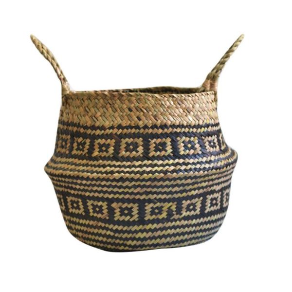 storage baskets hand-woven basket with handles wicker flower pot laundry toy organizer
storage baskets hand-woven basket with handles wicker flower pot laundry toy organizer
