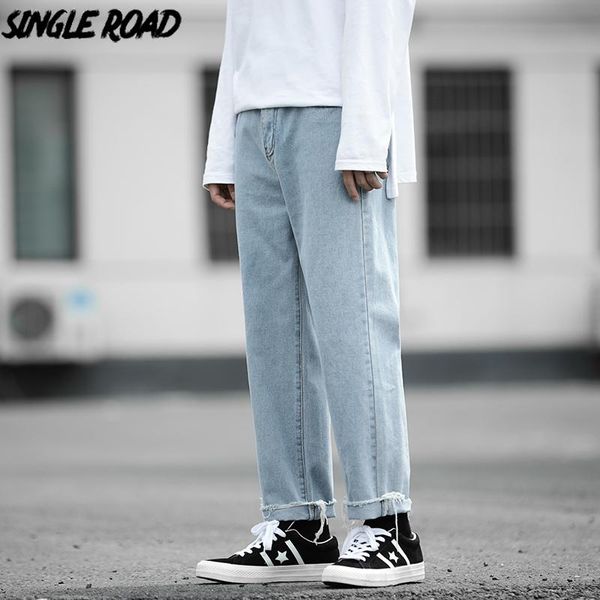 men's jeans single road straight baggy men 2021 plain denim pants japanese streetwear korean style blue wide leg for
men's jeans single road straight baggy men 2021 plain denim pants japanese streetwear korean style blue wide leg for