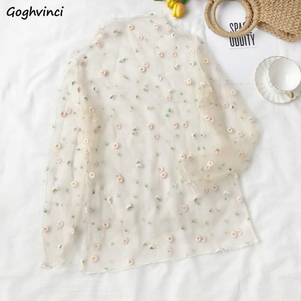 women's t-shirt long sleeve t-shirts women floral mesh transparent tshirt summer sun-proof loose simple basic lightweight elegant women, White
women's t-shirt long sleeve t-shirts women floral mesh transparent tshirt summer sun-proof loose simple basic lightweight elegant women, White