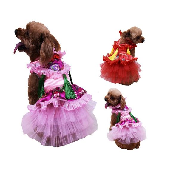 dog apparel pets queen skirt small costume cats puppy chinese festive tang suit cheongsam dress for pet year wedding festival
dog apparel pets queen skirt small costume cats puppy chinese festive tang suit cheongsam dress for pet year wedding festival