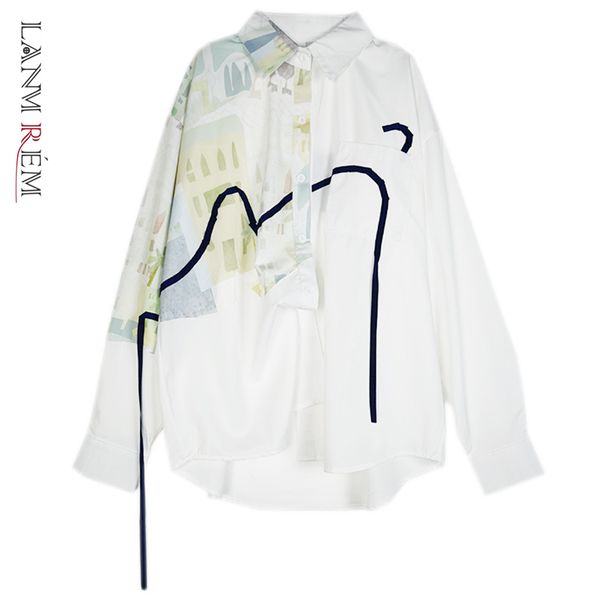 white shirt printed women's spring and autumn plus size stitching blouse female streetwear fashion 2c010 210507
white shirt printed women's spring and autumn plus size stitching blouse female streetwear fashion 2c010 210507