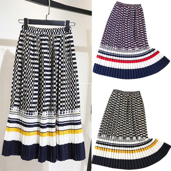 skirts plaid printed pleated stripes contrast color casual a line skirt cute sweet undefined streetwear short for teen girls, Black
skirts plaid printed pleated stripes contrast color casual a line skirt cute sweet undefined streetwear short for teen girls, Black
