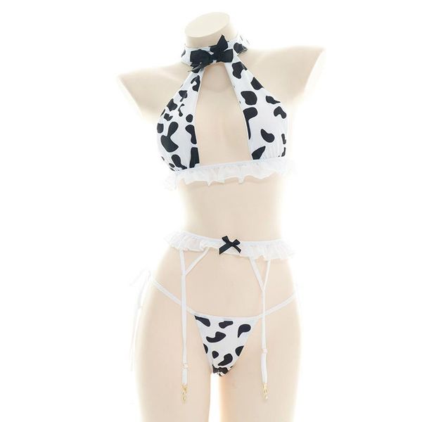 bras sets anime cow cosplay costumes for women kawaii cute erotic gothic lingerie set bikini bra panty garter halloween outfit 3pcs, Red;black
bras sets anime cow cosplay costumes for women kawaii cute erotic gothic lingerie set bikini bra panty garter halloween outfit 3pcs, Red;black