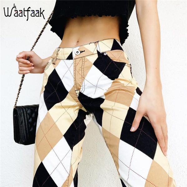 waatfaak elegant plaid print pants women y2k high waist joggers harem baggy casual cargo sweat streetwear patchwork women's & capris, Black;white
waatfaak elegant plaid print pants women y2k high waist joggers harem baggy casual cargo sweat streetwear patchwork women's & capris, Black;white