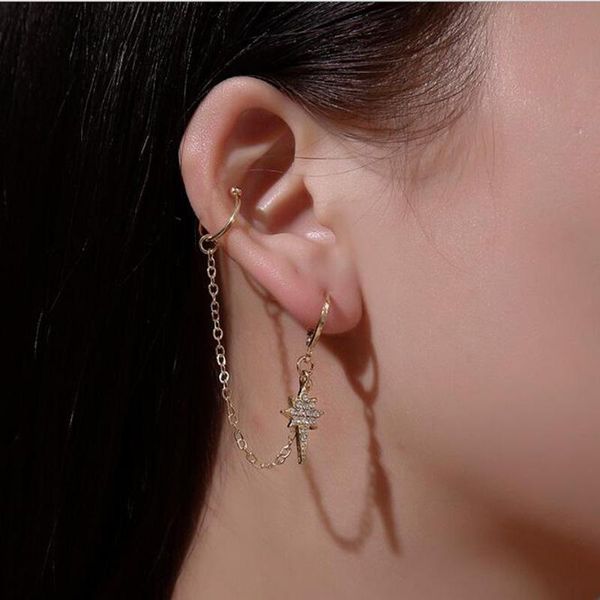 clip-on & screw back charms tassel clip earrings for women gold rhinestone earring star personalized earcuff party club jewelry accessories, Silver
clip-on & screw back charms tassel clip earrings for women gold rhinestone earring star personalized earcuff party club jewelry accessories, Silver