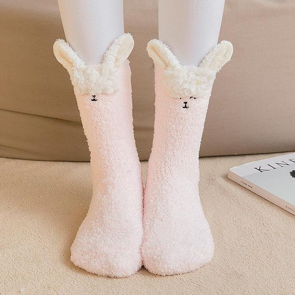 men's socks 1 pair winter cotton coral fleece female cute cartoon thick warm home towel sleeping floor, Black
men's socks 1 pair winter cotton coral fleece female cute cartoon thick warm home towel sleeping floor, Black