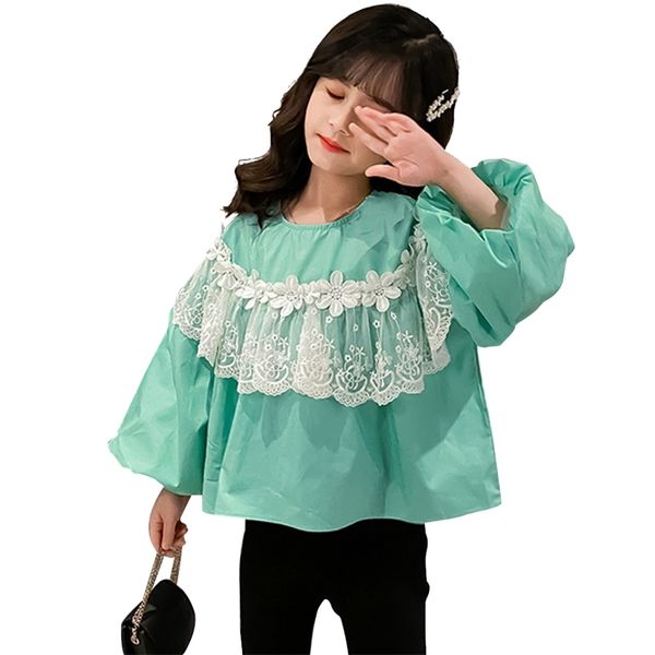 blouse for girls lace flower shirt puff sleeve children's patchwork clothes 210528, White;black
blouse for girls lace flower shirt puff sleeve children's patchwork clothes 210528, White;black