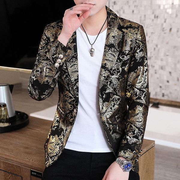 gilded paisley suit men casual mens suits blazer hombre fashion print jacket slim masculino men's & blazers, White;black
gilded paisley suit men casual mens suits blazer hombre fashion print jacket slim masculino men's & blazers, White;black