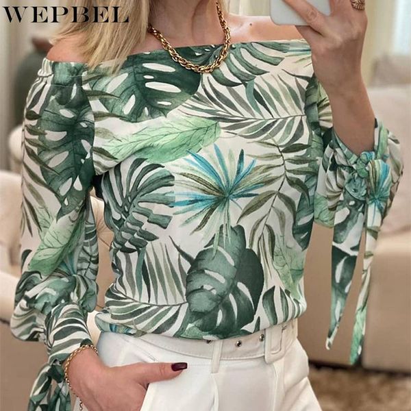 women's blouses & shirts wepbel women summer elegant beach shirt ladies casual fashion off shoulder long lantern sleeve leaf print t-sh, White
women's blouses & shirts wepbel women summer elegant beach shirt ladies casual fashion off shoulder long lantern sleeve leaf print t-sh, White
