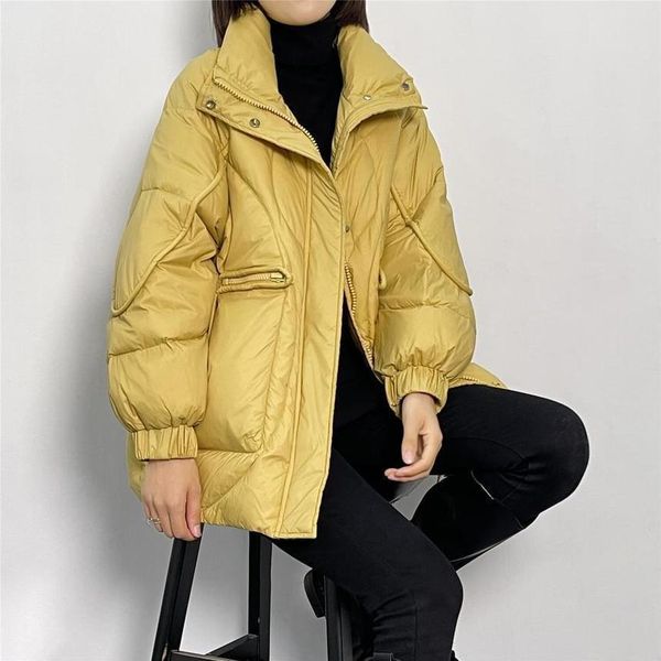 hoo medium and long down loose stand collar dign temperament et hangzhou 2021 winter new women's clothing batch, Black
hoo medium and long down loose stand collar dign temperament et hangzhou 2021 winter new women's clothing batch, Black